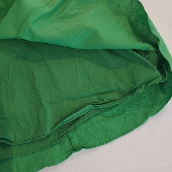 TOME Collective Linen Blend Green Midi Dress Size 8 - Picture 8 of 12